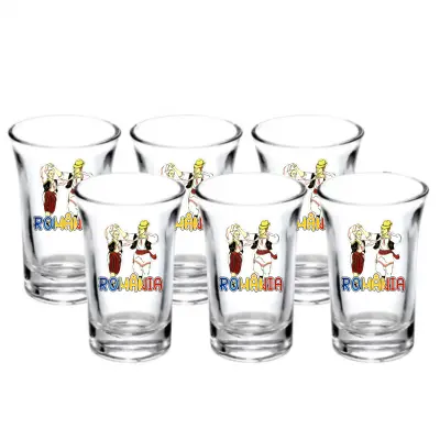 Tarani port popular romania, set 6 pahare shout, model 42bs